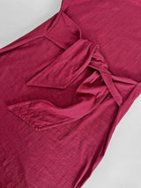 Immaculate Vegan - KOMODO FONDA - Organic Cotton Jersey Dress - Berry