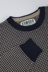 Immaculate Vegan - KOMODO Hasan Men's Organic Cotton Jumper | Navy