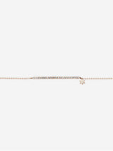 Immaculate Vegan - BLOOMTINE Illuminess™ 14K Rose Gold Diamond Bar Bracelet | Rose Gold
