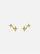 Immaculate Vegan - BLOOMTINE Illuminess™ 14K Gold Vermeil Shooting Star Studs | Gold