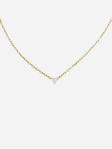 Immaculate Vegan - BLOOMTINE Illuminess™ 14K Gold Vermeil Trillion Necklace | Gold