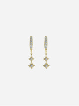 Immaculate Vegan - BLOOMTINE Illuminess™ Mini 14K Gold Vermeil Shooting Star Huggies | Gold