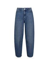 Immaculate Vegan - Baukjen Nixi Organic Cotton Stretch Denim Barrel Jeans | Vintage Wash