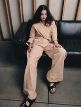 Immaculate Vegan - KOMODO Lion Women's Organic Linen Cotton Trousers | Sand