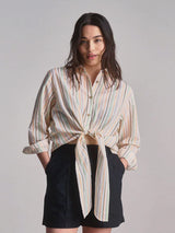 Immaculate Vegan - KOMODO Jungle Women's Organic Cotton Shirt | Candy Stripe