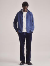 Immaculate Vegan - KOMODO Men's Railway Handwoven Cotton Hemp Blend | Blue