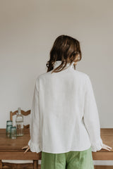 Immaculate Vegan - Laume Linen Juodkrante Women's Linen Shirt | Multiple Colours