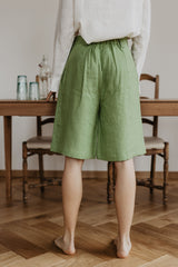 Immaculate Vegan - Laume Linen Palanga Women's Linen Shorts | Multiple Colours