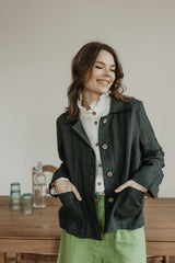 Immaculate Vegan - Laume Linen Women's linen jacket Preila