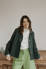 Immaculate Vegan - Laume Linen Women's linen jacket Preila