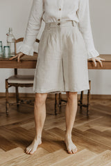 Immaculate Vegan - Laume Linen Women's linen shorts Palanga