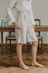 Immaculate Vegan - Laume Linen Palanga Women's Linen Shorts | Multiple Colours