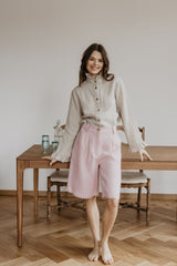 Immaculate Vegan - Laume Linen Women's linen shorts Palanga