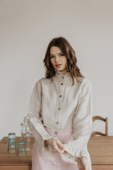 Immaculate Vegan - Laume Linen Juodkrante Women's Linen Shirt | Multiple Colours