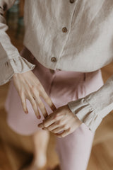 Immaculate Vegan - Laume Linen Juodkrante Women's Linen Shirt | Multiple Colours