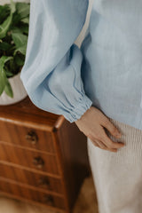 Immaculate Vegan - Laume Linen Women's linen blouse Nida