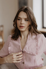 Immaculate Vegan - Laume Linen Melnrage Women's Linen Dress | Multiple Colours