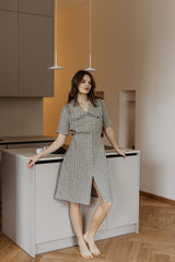 Immaculate Vegan - Laume Linen Melnrage Women's Linen Dress | Multiple Colours