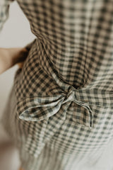 Immaculate Vegan - Laume Linen Melnrage Women's Linen Dress | Multiple Colours