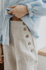 Immaculate Vegan - Laume Linen Klaipeda Women's Linen Trousers | Multiple Colours