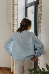 Immaculate Vegan - Laume Linen Women's linen blouse Nida