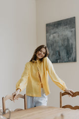 Immaculate Vegan - Laume Linen Women's linen blouse Nida