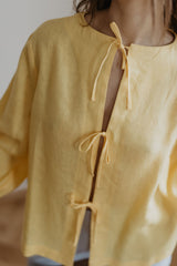 Immaculate Vegan - Laume Linen Women's linen blouse Nida