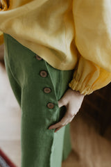 Immaculate Vegan - Laume Linen Klaipeda Women's Linen Trousers | Multiple Colours