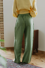 Immaculate Vegan - Laume Linen Klaipeda Women's Linen Trousers | Multiple Colours