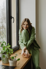 Immaculate Vegan - Laume Linen Women's linen jacket Preila