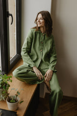 Immaculate Vegan - Laume Linen Women's linen jacket Preila