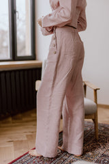 Immaculate Vegan - Laume Linen Klaipeda Women's Linen Trousers | Multiple Colours