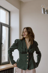 Immaculate Vegan - Laume Linen Women's linen blazer Neringa