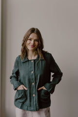 Immaculate Vegan - Laume Linen Women's linen jacket Preila