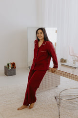 Immaculate Vegan - Laume Linen Pilantis Women's Linen Pyjama Set | Multiple Colours