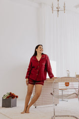 Immaculate Vegan - Laume Linen Pilnatis Women's Linen Pyjama Set With Shorts | Multiple Colours