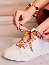 Immaculate Vegan - Minuit sur Terre Virevolte Recycled Grain Leather Vegan Sneakers | Cream