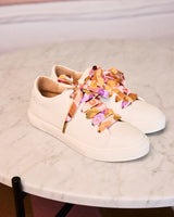 Immaculate Vegan - Minuit sur Terre Virevolte Recycled Grain Leather Vegan Sneakers | Cream