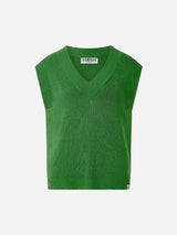Immaculate Vegan - KOMODO SANDER - Cotton Tencel Vest - Jungle Green