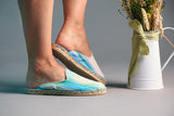 Immaculate Vegan - Lazuli My Mule Dawn Vegan Slide Espadrilles | Water