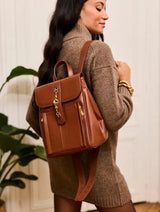 Immaculate Vegan - Minuit sur Terre Falabella Vegan Leather Backpack | Chestnut Chestnut / One Size