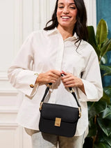 Immaculate Vegan - Minuit sur Terre Sammy Vegan Recycled Grain Crossbody | Black