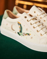 Immaculate Vegan - Minuit sur Terre Virevolte Recycled Grain Leather Vegan Sneakers | Edwige Sage