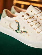 Immaculate Vegan - Minuit sur Terre Virevolte Recycled Grain Leather Vegan Sneakers | Edwige Sage