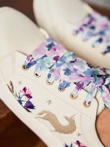 Immaculate Vegan - Minuit sur Terre Floral Vegan Laces | Pastel