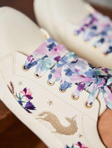 Immaculate Vegan - Minuit sur Terre Floral Vegan Laces | Pastel