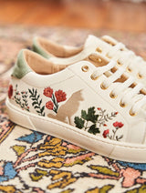 Immaculate Vegan - Minuit sur Terre Virevolte Recycled Grain Leather Vegan Sneakers | Autumn Cinnamon