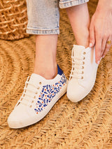 Immaculate Vegan - Minuit sur Terre Virevolte Recycled Grain Leather Vegan Sneakers | Foliage UK2.5 / EU35 / US4