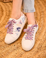 Immaculate Vegan - Minuit sur Terre Lacets Fleuris Lilas