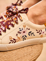 Immaculate Vegan - Minuit sur Terre Virevolte Recycled Grain Leather Vegan Sneakers | Lady of Midnight